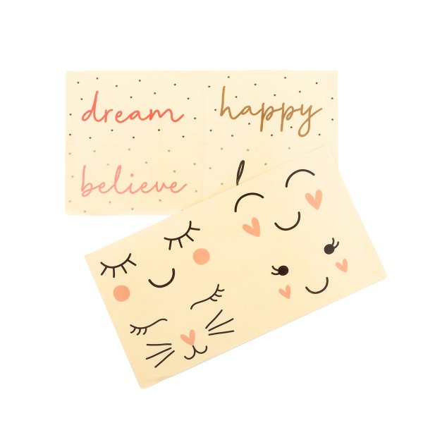 Нощна лампа за деца с проектор дъга и стикери, Claibow