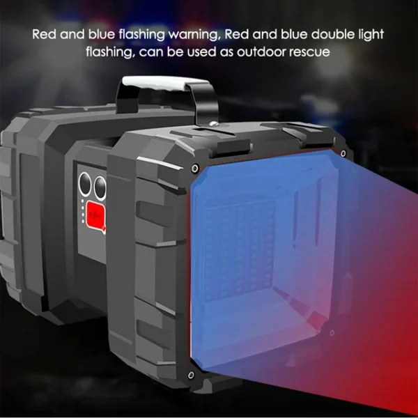 Мощен акумулаторен LED фенер W844