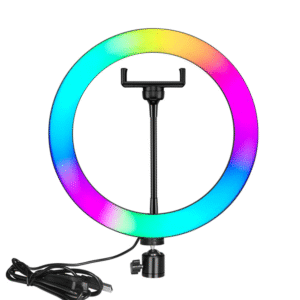 Ринг лампа с LED осветление 26 см, RGB, 20W