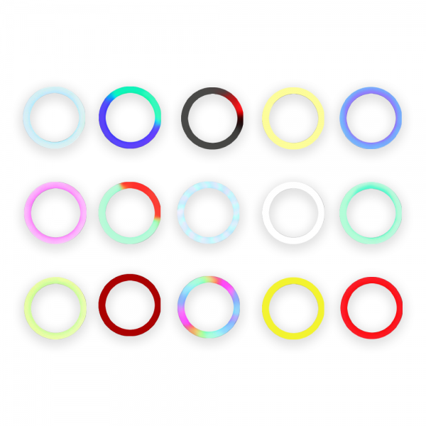 Ринг лампа с LED осветление 26 см, RGB, 20W