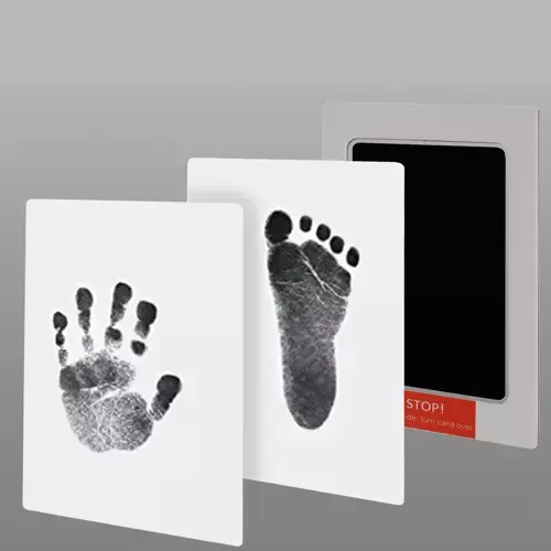 Отпечатък за бебе - направи си мастилен отпечатък