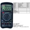 Мултицет със зумер UT-54 VAC/VDC | AAC/ADC | OHM | F | Hz