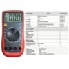 Мултицет със зумер UT-151B VAC/VDC | AAC/ADC | OHM | F