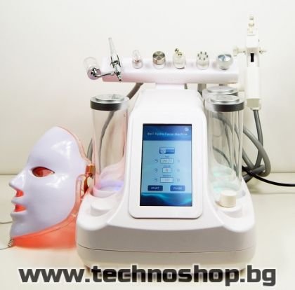 product_468765 Апарат 8в1 - Водно дермабразио, Биолифтинг, RF, Ултразвук, Криотерапия, LED маска за фотонна терапия и безиглен мезопистолет