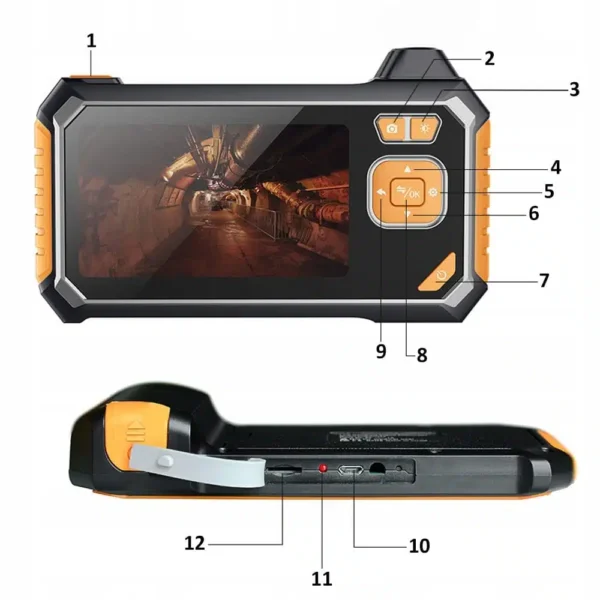 Професионален ендоскоп с 4.3" екран