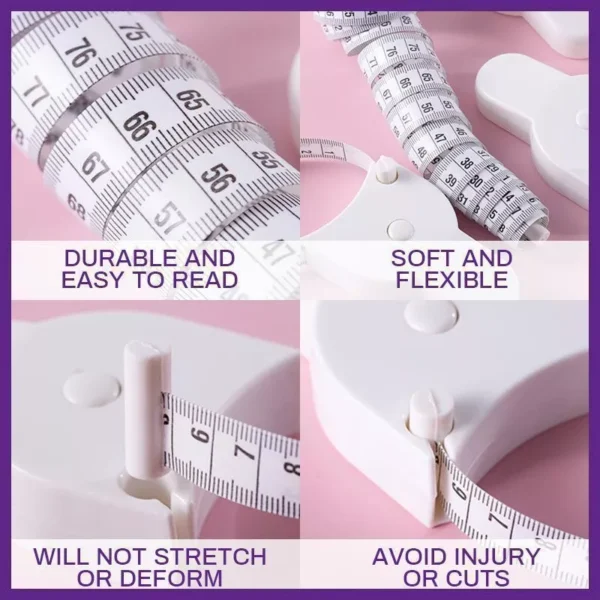 Шивашки метър за измерване на обиколка - Черен