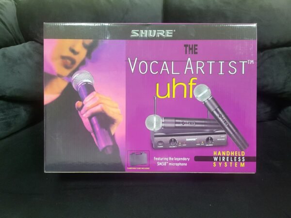 Два безжични микрофона с приемник SM58 Vocal artist Uhf в куфарче