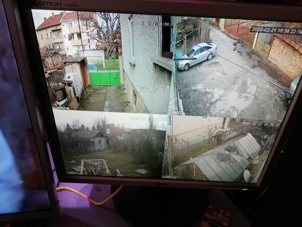 snimki-na-videonabliudenie Комплект за видеонаблюдение с 4 HD камери и DVR, AHD, IR