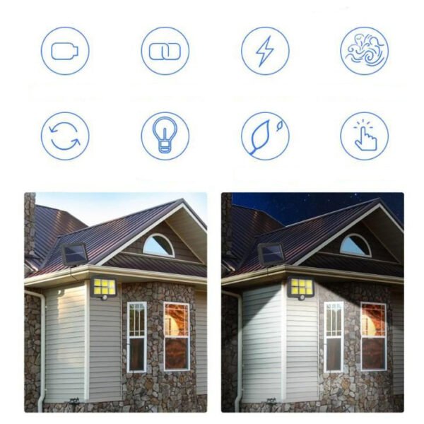 solarna-lampa6 LED соларна лампа – квадратна BG-105