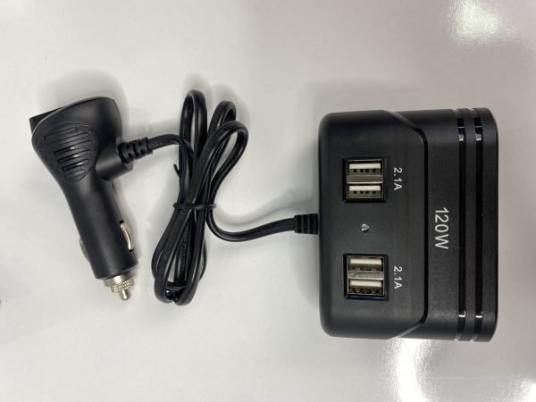 Зарядно за телефон към автомобилна запалка 4 USB порта Z1680