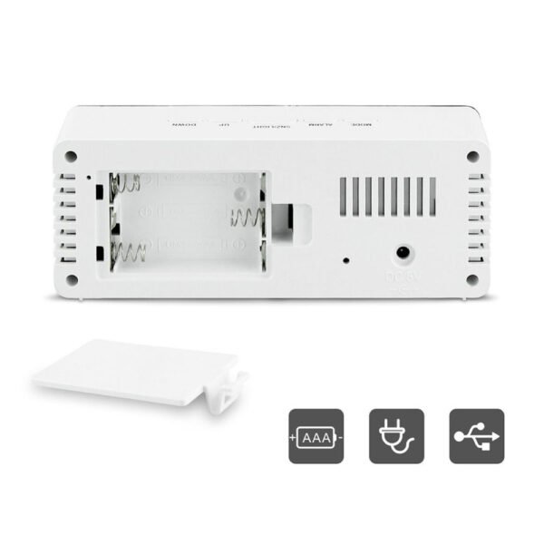 Модерен огледален часовник с аларма