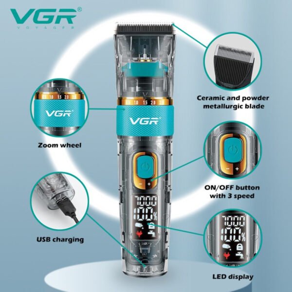 Професионална-машинка-за-подстригване-VGR-V-695-1 Професионална машинка за подстригване VGR V-695