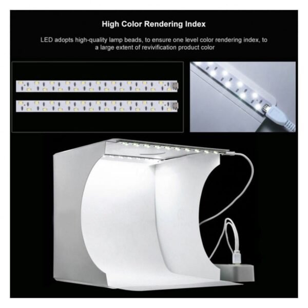 Фото кутия с осветление за продуктова фотография