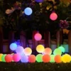 Цветни соларни лампи за двор или градина, LED крушки
