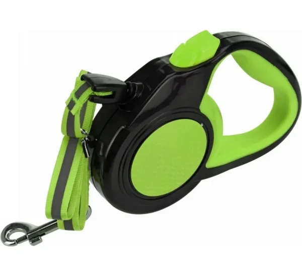 Автоматичен повод за куче 6 метра, до 50 кг., светлоотразителен