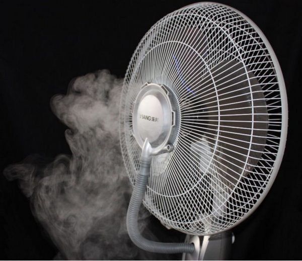 Вентилатор с водна мъгла 2в1