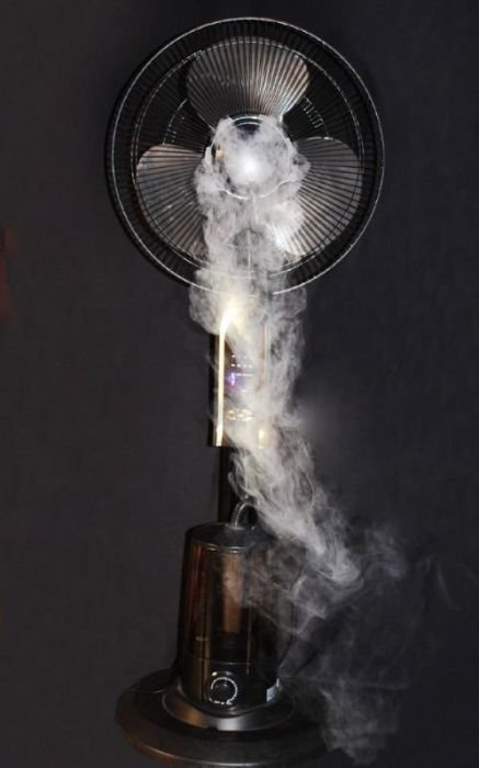 Вентилатор с водна мъгла 2в1