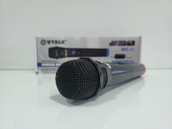 Безжичен микрофон WG-11, динамичен, предавател, приемник, JACK 6.3mm