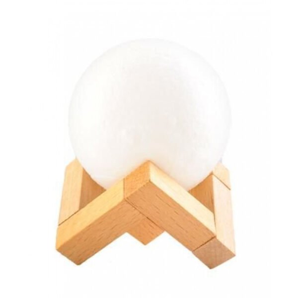 Нощна лампа с формата на луна - малка, диаметър 8 см.