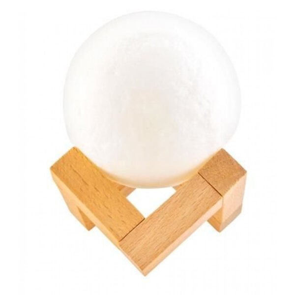 Нощна лампа с формата на луна - малка, диаметър 8 см.