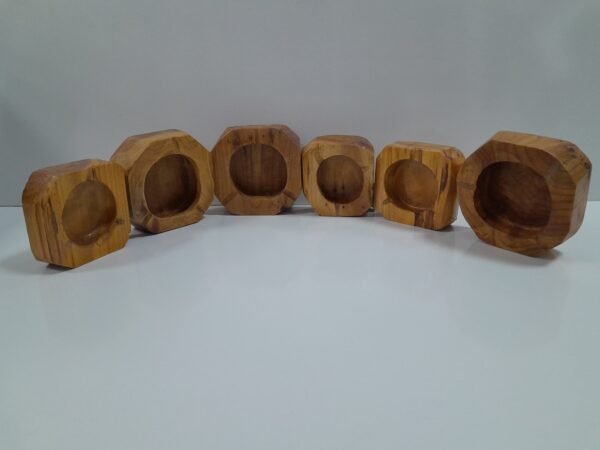 Дървен пепелник, ръчно изработен