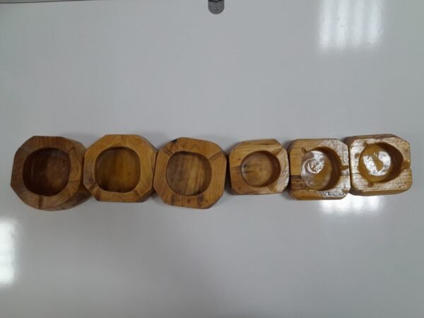 Дървен пепелник, ръчно изработен