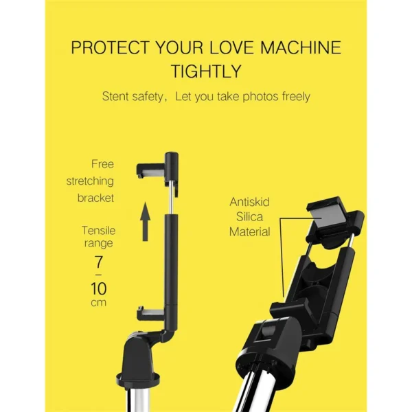 Селфи стик с трипод, дистанционно и Bluetooth контрол - модел K07