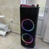Двойна тонколона 2000W - 2 x 12" говорители, цветни светлини NDR-1222