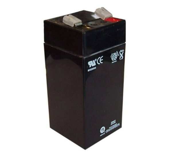 Акумулаторна, оловна батерия за кантар, везна, 4VDC, 4AH, 48х48х100mm