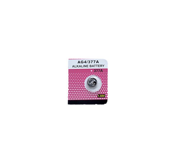 00398-A Обикновена плоска батерия, 1,5VDC, 377A, AG4