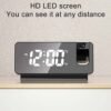 Часовник с проектор S282A, LED, огледален, термометър, -10°C до 50°C