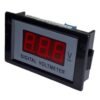 Волтметър VFD-85, вграждане в панел, 0-600VDC, 72x40mm