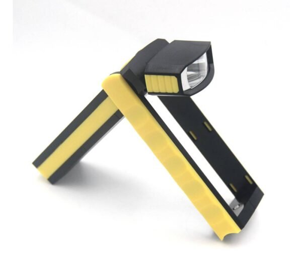 03105-B LED фенер, 4xAAA батерия, магнит, кука, стойка, 2 режима, 3W+1W