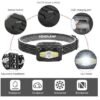 LED фенер Stronglight, влагоустойчив за глава, сензор, акумулаторни батериия, 10W