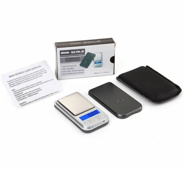 Кантар везна P138, мини бижутерски с подсветка, електронен, до 200g