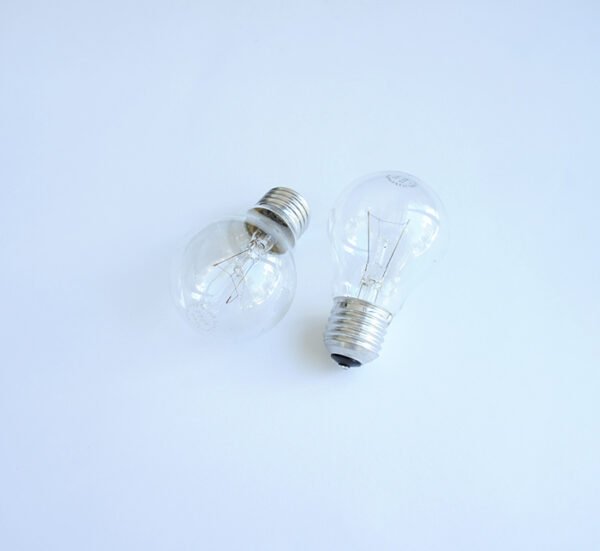 Лампа, обикновена, прозрачна, цокъл E27, 220VAC, 100W