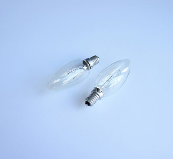 Лампа свещ прозрачна с цокъл E14 220V 25W