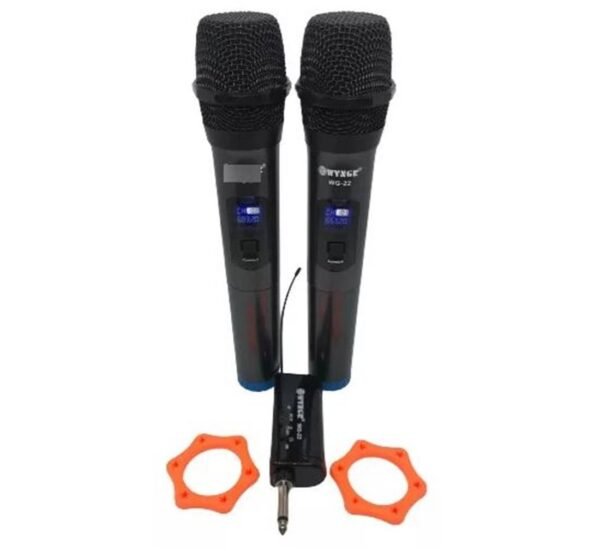 Професионална система WG-22, 2 безжични микрофона, предавател, приемник