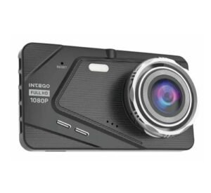 Видеорегистратор BX50, камера, Full HD, за автомобил, записваща, 2 камери, екран 4" 5MPx