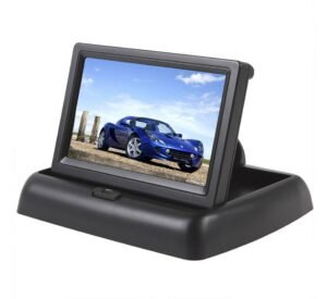 Монитор за автомобил, камера, сгъваем, LCD, 480p, 12VDC, 24VDC, 5"