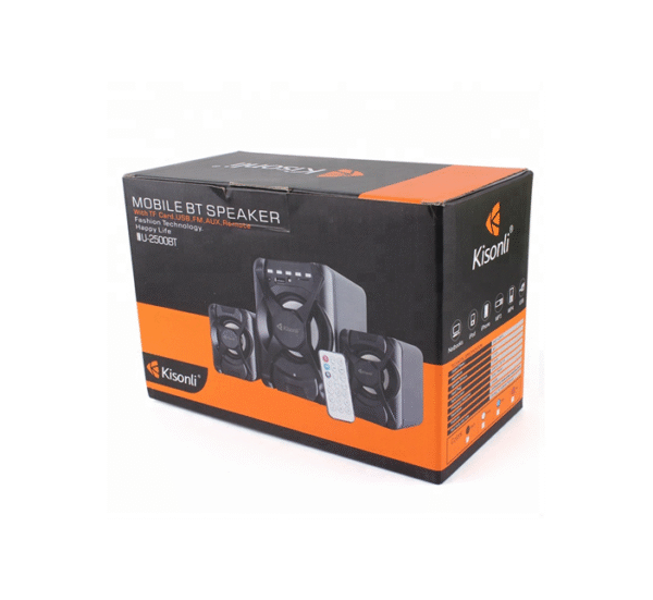 Компютърни тонколонки U-2500BT с блутуут и буфер с дистанционно 1x5W+2x3W