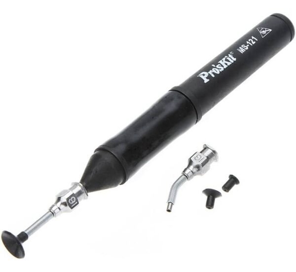 Вакуум помпа MS-121, пинсета, разпояване, SMD елементи