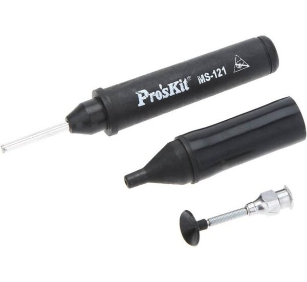 Вакуум помпа MS-121, пинсета, разпояване, SMD елементи