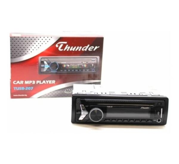 Автомобилен радио MP3 плеър с падащ панел TSUB-208, AUX, FM, SD, USB 4x35W 12V