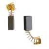 Въглено-графитна четка с пружина и накрайник профил 6,2x9,3x17,5mm