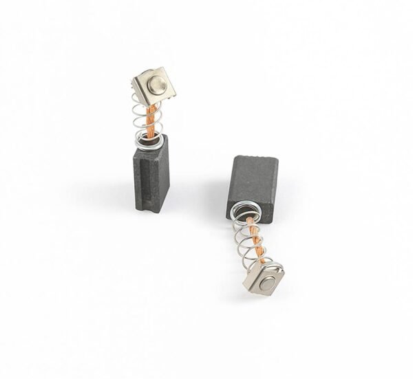 Въглено-графитна четка с канал и пружина с накрайник профил 5x8x13mm