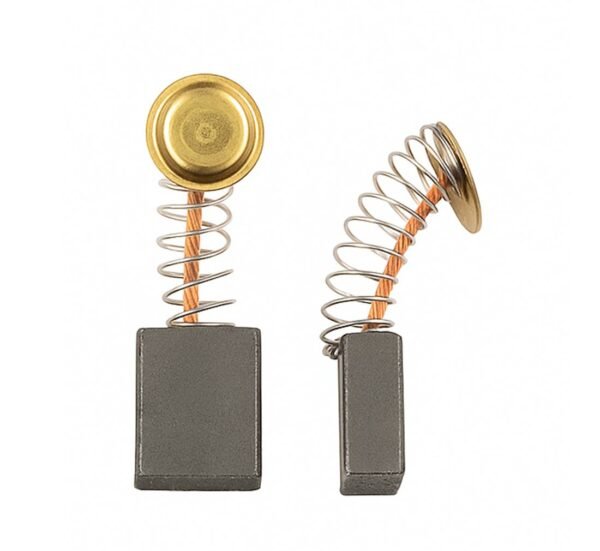 Въглено-графитна четка с пружина и накрайник профил 6,5x7,5x11,5mm