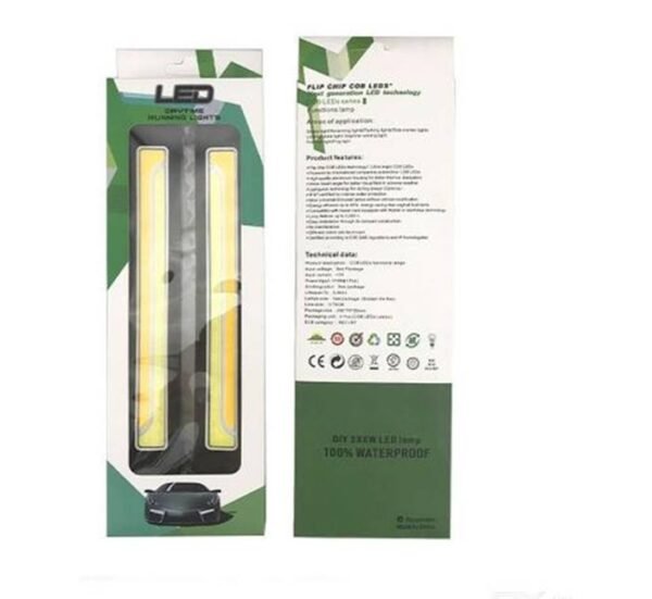 Автомобилни LED бели светлини, комплект 2бр. 260mm 12V IP67