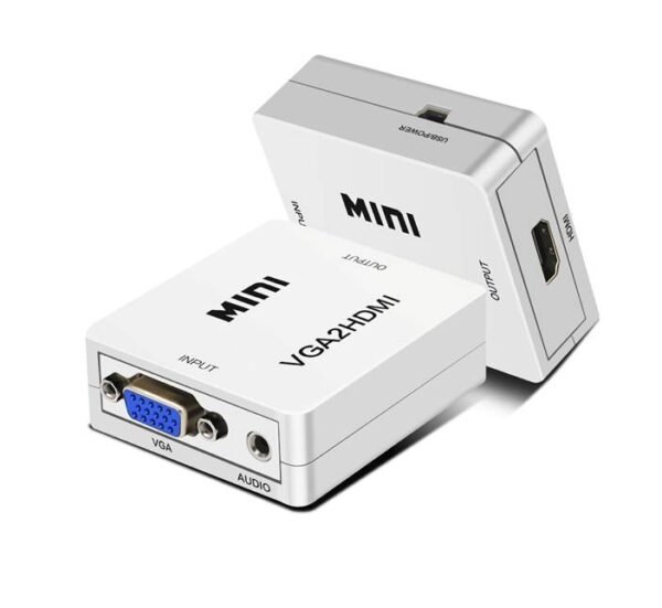 23205-B Конвертор, преобразувател вход VGA(ж)+3,5mm JACK(ж) изход HDMI(ж)