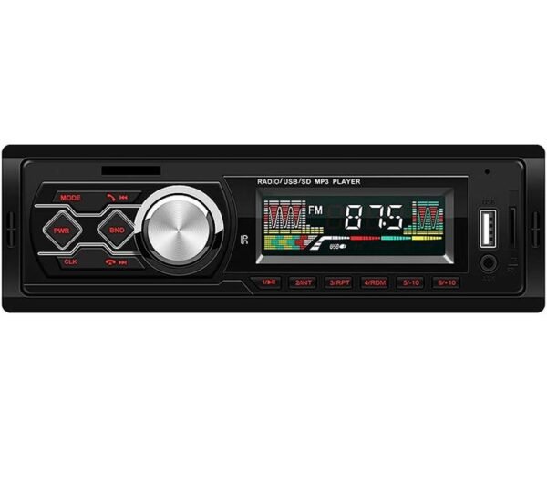 Автомобилен радио MP3 плеър, AUX, FM, TF, USB, BT, 4x45W, 12VDC